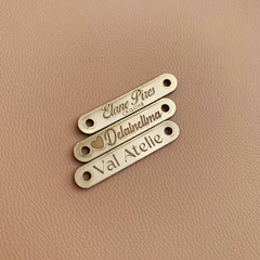 Etiqueta Ouro Light - 3,0 x 0,6 cm - Sintético Metálico