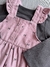 SALOPETE VELUDO+ BLUSA MANGA LONGA CARTERS- LILÁS - LANÇAMENTO - Kamyimportados