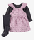 Imagem do SALOPETE VELUDO+ BLUSA MANGA LONGA CARTERS- LILÁS - LANÇAMENTO