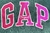 MOLETOM FLANELADO GAP - VERDE LOGO PINK METALICO- LANÇAMENTO - comprar online