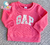 MOLETOM FLANELADO GAP - PINK LOGO PRATA METALICO - LANÇAMENTO