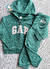 CONJUNTO MOLETOM FLANELADO GAP - FLORAL VERDE ESCURO - LANÇAMENTO - comprar online