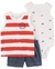 CONJUNTO VERÃO 3 PEÇAS CARTERS PRAIA - LANÇAMENTO - loja online