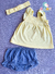 CONJUNTO 3 PEÇAS CARTER'S COM TIARA - AMARELO- LANÇAMENTO