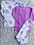 CONJUNTO 3 PEÇAS DE PIJAMAS POÁ LILAS CARTERS - LANÇAMENTO - comprar online