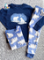 CONJUNTO 3 PEÇAS DE PIJAMAS URSO POLAR AZUL CARTERS - LANÇAMENTO na internet