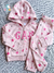 CONJUNTO MOLETOM FLANELADO GAP - ESTRELAS ROSA - LANÇAMENTO - comprar online