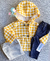 CONJUNTO 3 PEÇAS INVERNO COM CASACO CARTERS (TRIO) - AMARELO (LANÇAMENTO)