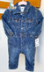 MACACÃO JEANS OSHKOSH TAM 9 MESES