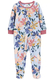 MACACÃO CARTERS EM FLEECE COM PEZINHO - FLORAL (NOVA COLEÇÃO) - comprar online