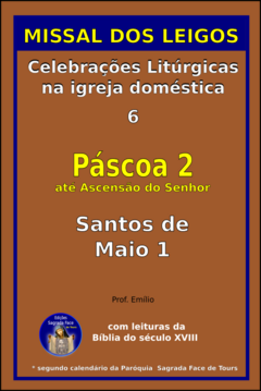 MISSAL DOS LEIGOS 6 - ENCADERNAÇÃO TRADICIONAL - PÁSCOA 2