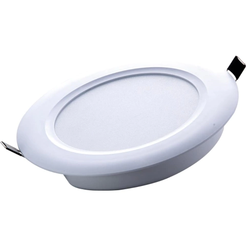 Kit 10 Pcs Plafon Tramontina Redonda Slim Embutir 24w 65000k