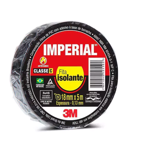 Fita Isolante 3M Imperial Slim 18mmx20m Hb004216360 5 Peças