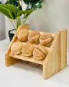 JUEGO DE ESPECIEROS X6 BASE MADERA