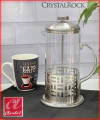 CAFETERA EMBOLO 1L CRYSTAL ROCK