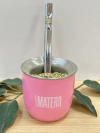 MATE ACERO MATERO ROSA