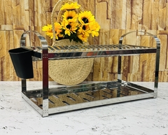 ESCURRIDOR DE PLATOS ACERO INOXIDABLE