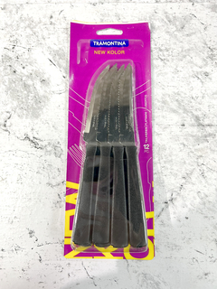 PACK x12 CUCHILLOS DE MESA NEW KOLOR