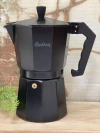 CAFETERA ITALIANA HUDSON 6 POCILLOS NEGRA