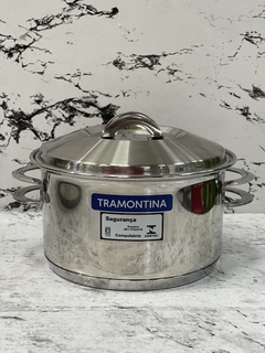 CACEROLA ALTA TRAMONTINA N°16 CON ASAS SOLAR