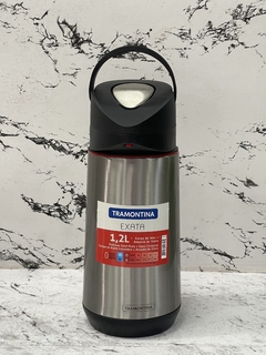 TERMO 1.2L C/SIFON EXATA AC. INOX.