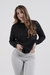 Blusão de Tricot Preto