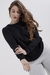 Blusão de Tricot Preto - comprar online