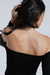 Body Ombro a Ombro com Gargantilha Preto - loja online