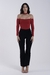 Body Ombro a Ombro com Gargantilha Vermelho Cherry na internet