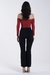 Body Ombro a Ombro com Gargantilha Vermelho Cherry - loja online
