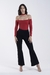 Body Ombro a Ombro com Gargantilha Vermelho Cherry - comprar online