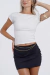 Mini Saia Julie Preta - loja online
