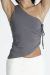 Top Amber Cinza - comprar online