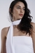Tube Top com Echarpe Branco na internet