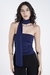 Tube Top com Echarpe Marinho