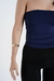 Tube Top com Echarpe Marinho - Zaleski