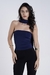 Tube Top com Echarpe Marinho - comprar online
