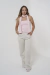 Tube Top com Echarpe Rosa Bebê - loja online