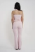 Tube Top com Echarpe Rosa Bebê - loja online