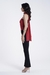 Tube Top com Echarpe Vermelho Cherry - Zaleski