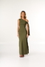 Vestido Longo Assimétrico com Amarração no Braço - Zaleski