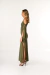 Vestido Longo Assimétrico com Amarração no Braço - comprar online