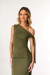 Vestido Longo Assimétrico com Amarração no Braço - comprar online