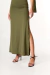 Vestido Longo Assimétrico com Amarração no Braço na internet