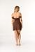 Vestido de Detalhe Torcido no Busto com Short - comprar online