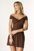 Vestido de Detalhe Torcido no Busto com Short
