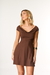 Vestido de Detalhe Torcido no Busto com Short - comprar online