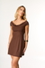Imagem do Vestido de Detalhe Torcido no Busto com Short