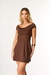 Vestido de Detalhe Torcido no Busto com Short - loja online