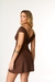 Vestido de Detalhe Torcido no Busto com Short